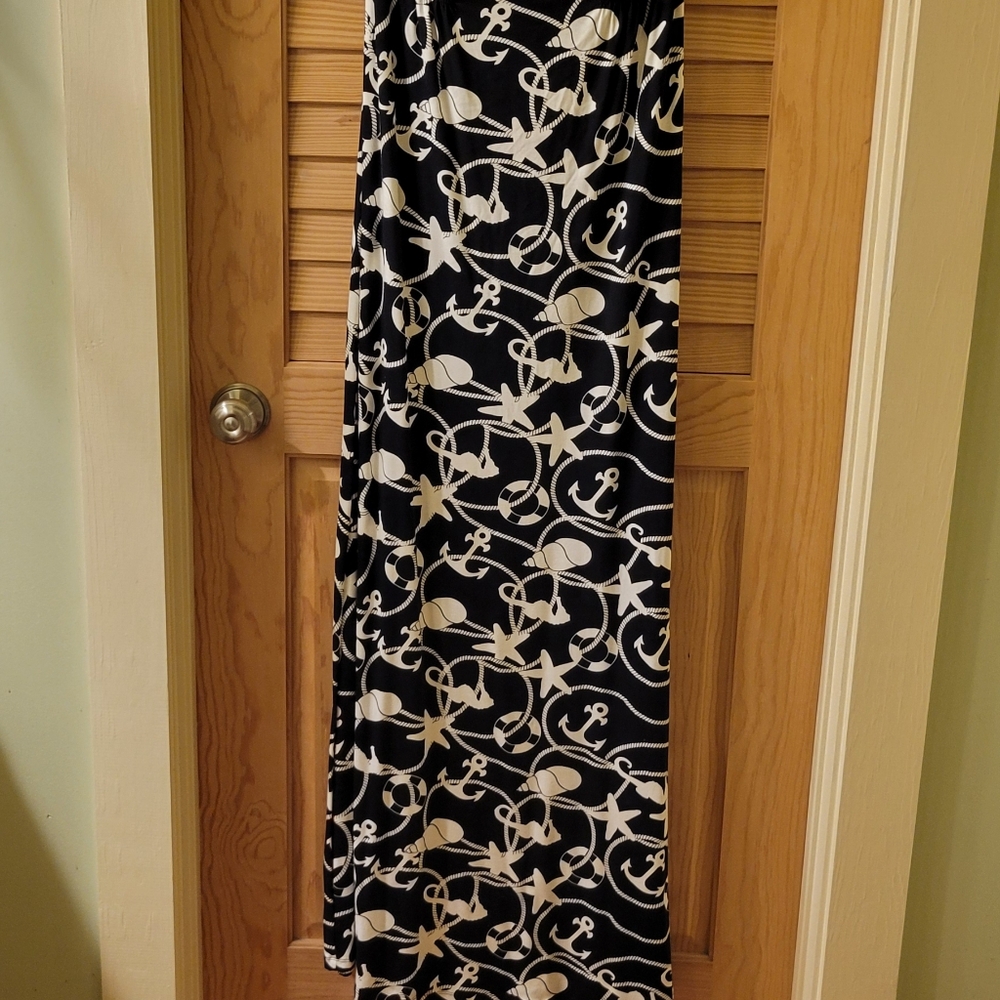 Designer Macbeth Collection Seashell Maxi Dress